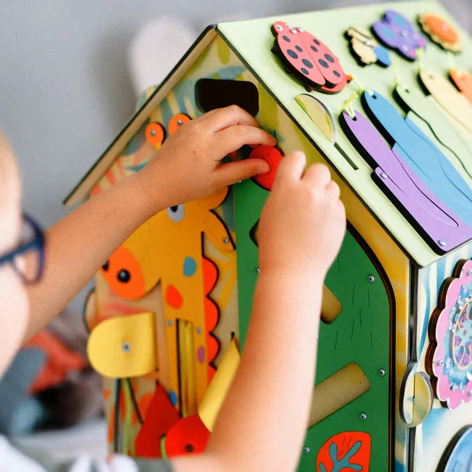 Casinha Sensorial Divertida - Mdf Com Iluminação