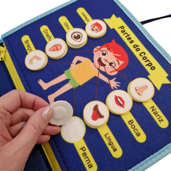 Maleta Montessori com +22 Atividades Sensoriais - Desenvolvimento Garantido