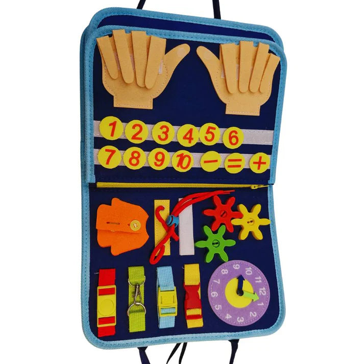 Maleta Montessori com +22 Atividades Sensoriais - Desenvolvimento Garantido