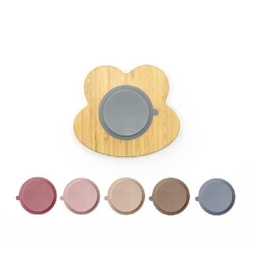 Prato Alimentação Bambu - Coleção Meu Animalzinho (1 Peça)