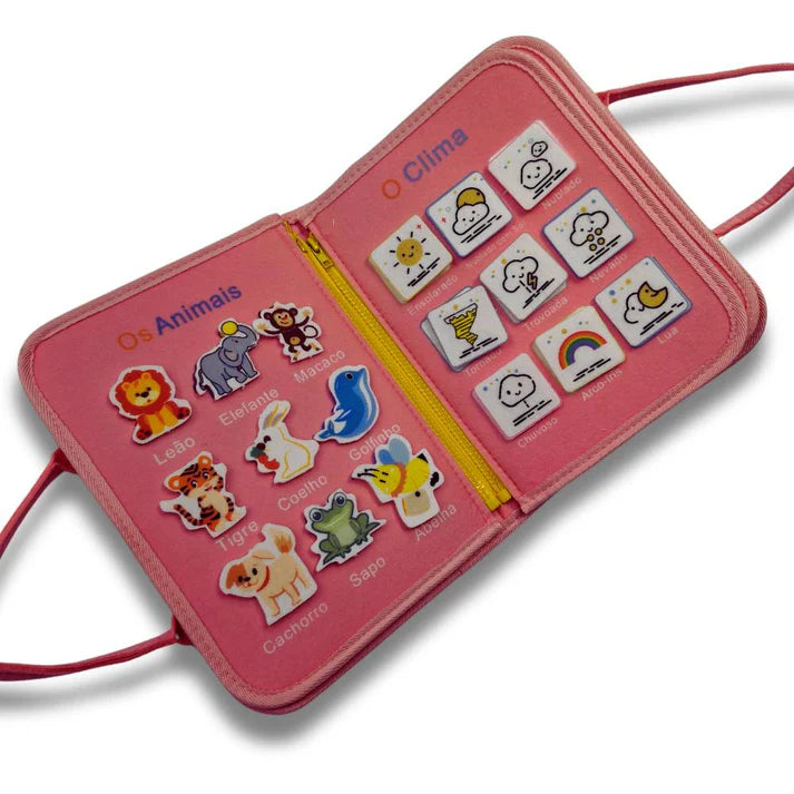 Maleta Montessori com +22 Atividades Sensoriais - Desenvolvimento Garantido