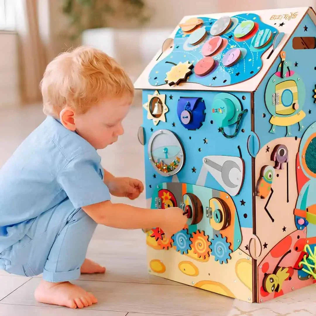 Casinha Sensorial Divertida - Mdf Com Iluminação