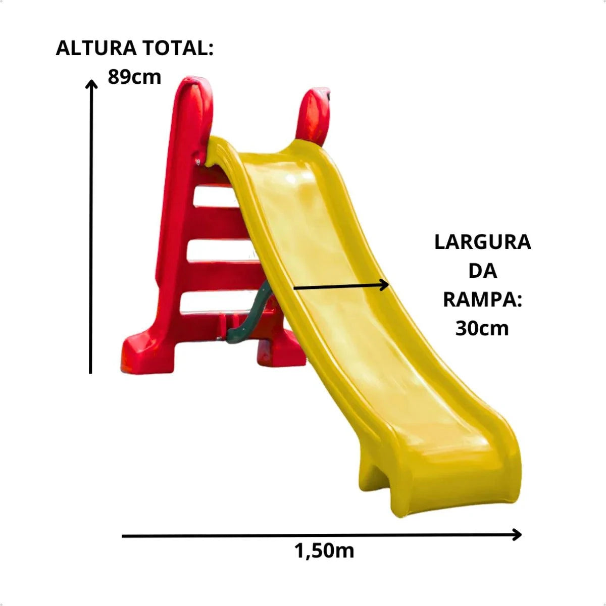 Kit Parquinho Cama Elástica Pula Pula 2,30m + Escorregador + Gangorra - Oferta Mês das Crianças