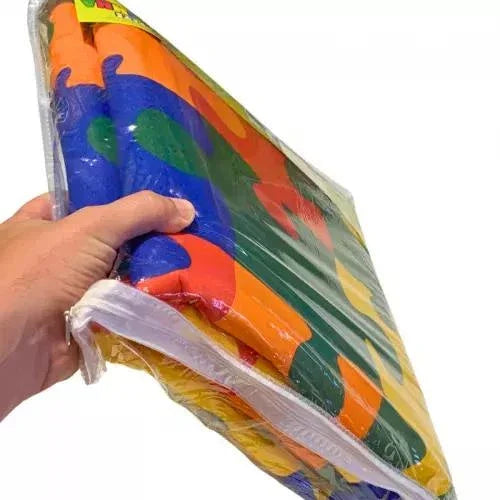 Tapete Quebra-Cabeça Colorido