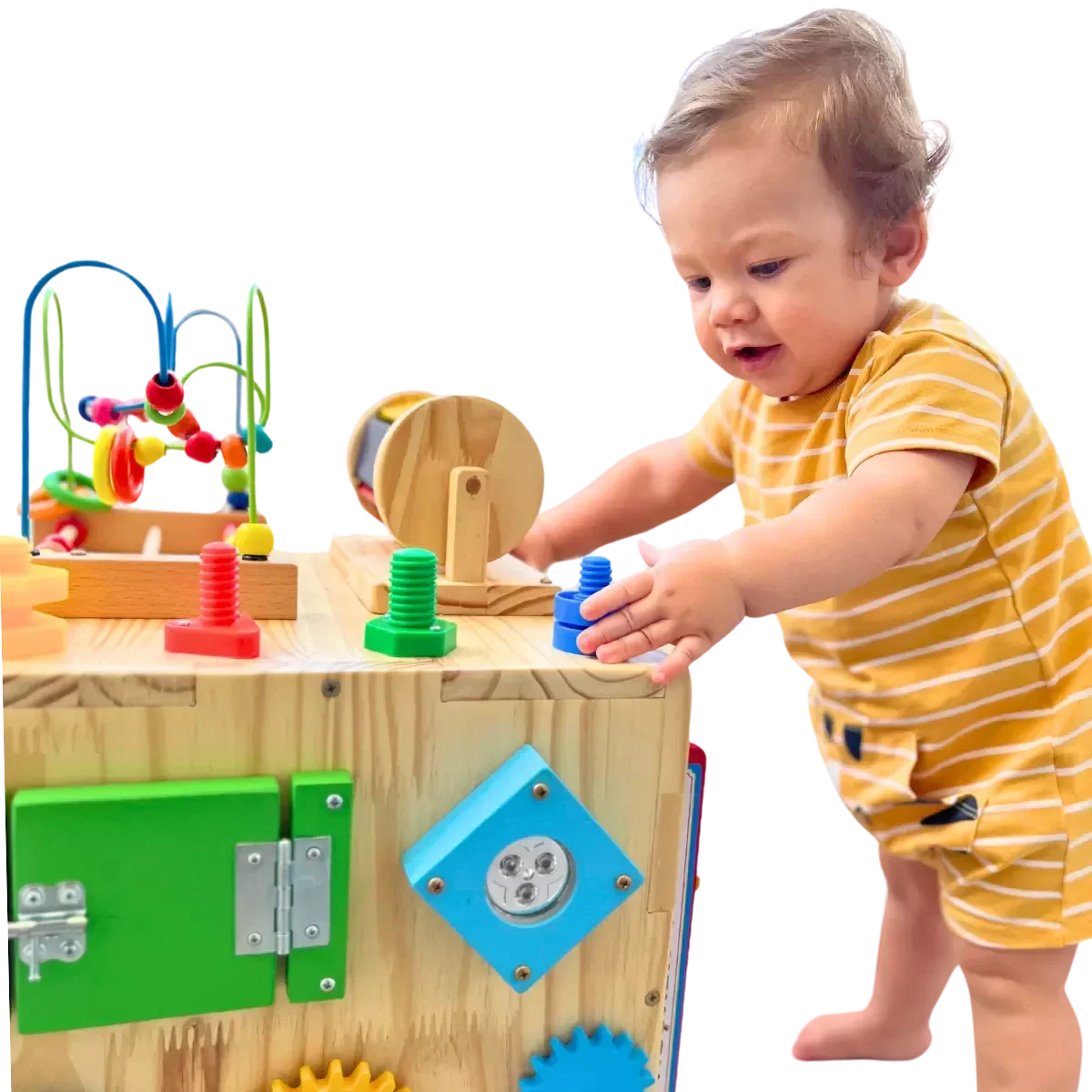 Cubo Sensorial Afeto 38x57cm com 17 atividades