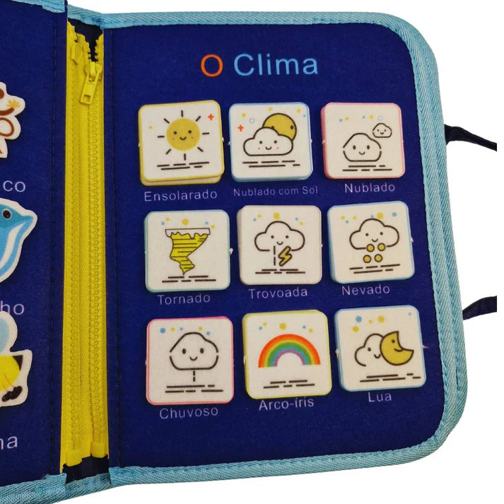 Maleta Montessori com +22 Atividades Sensoriais - Desenvolvimento Garantido