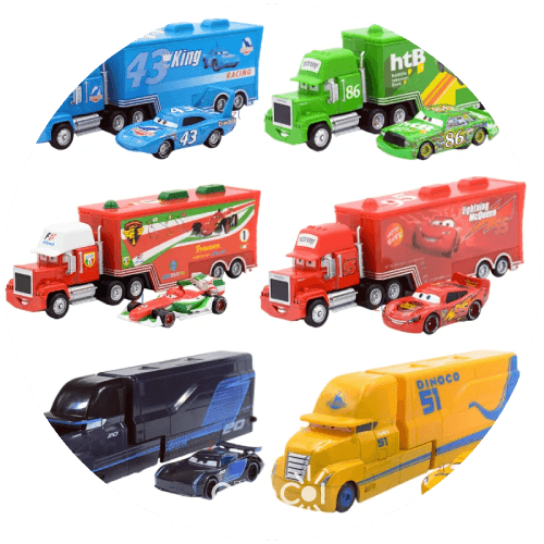 Caminhões Carros - Relâmpago Mcqueen - Aventuras em Rodas