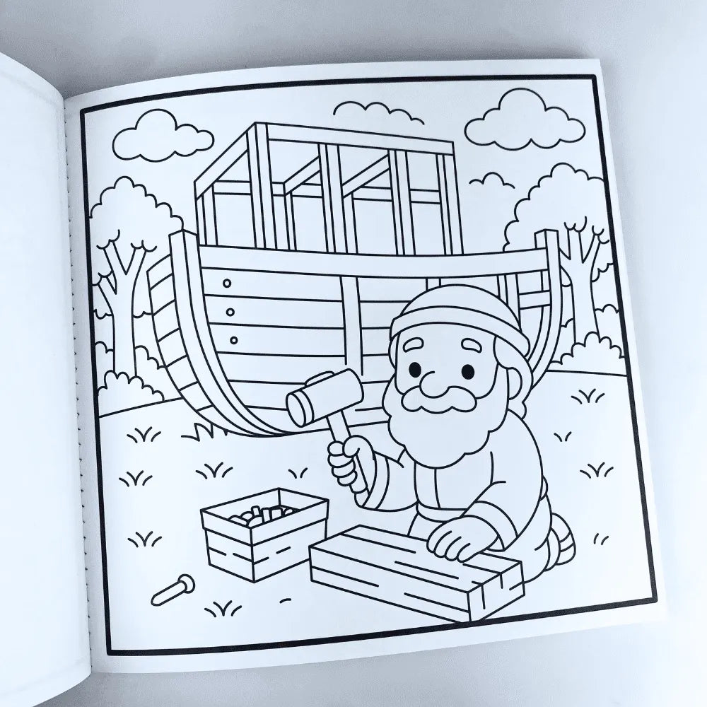 Bible Goods Arca de Noé - Livro de Colorir