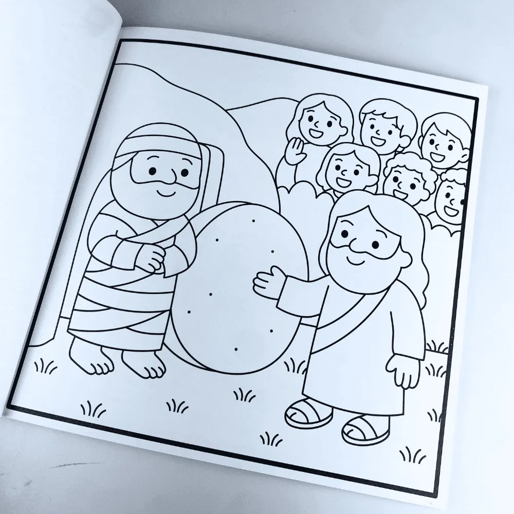 Kit Bible Goods Arca de Noé + Milagres de Jesus - Livro de Colorir