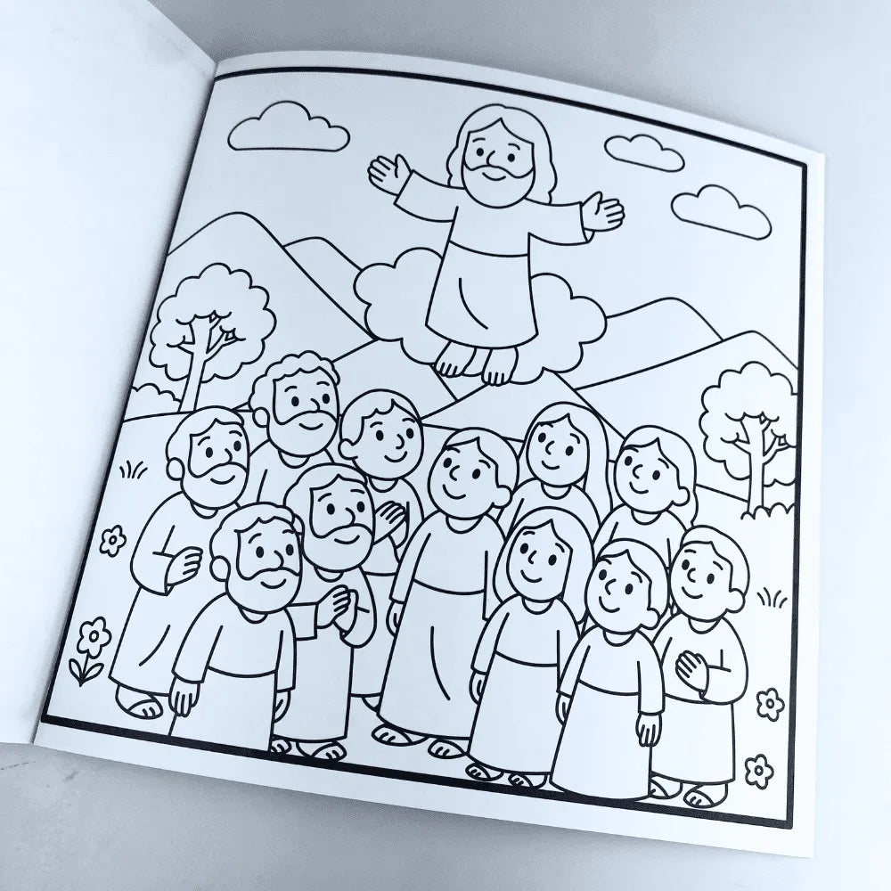 Kit Bible Goods Arca de Noé + Milagres de Jesus - Livro de Colorir