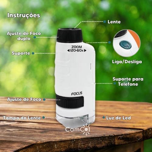 Microscópio Kids - Detalhes Fascinantes